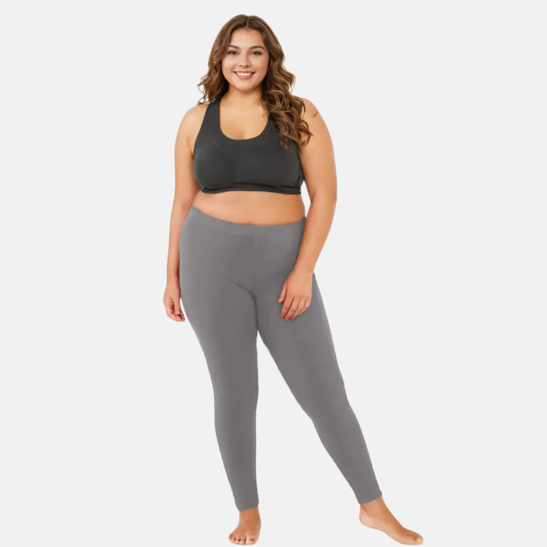 Plus Size Leggings - Grey