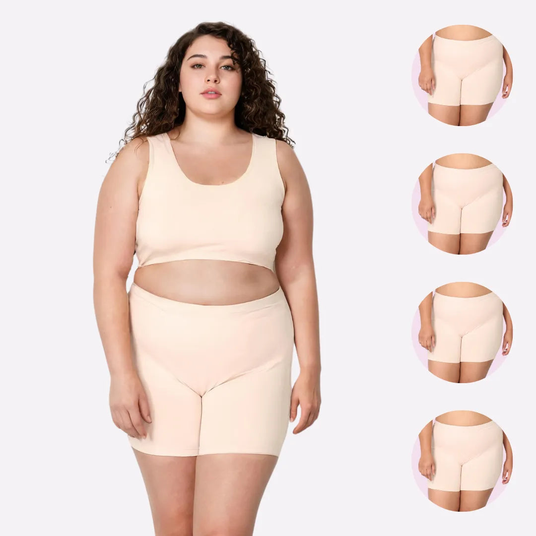 Plus Size Shorts Skin Pack Of 4