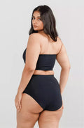 Plus Size Tummy Tucker Shapewear Back Image Black