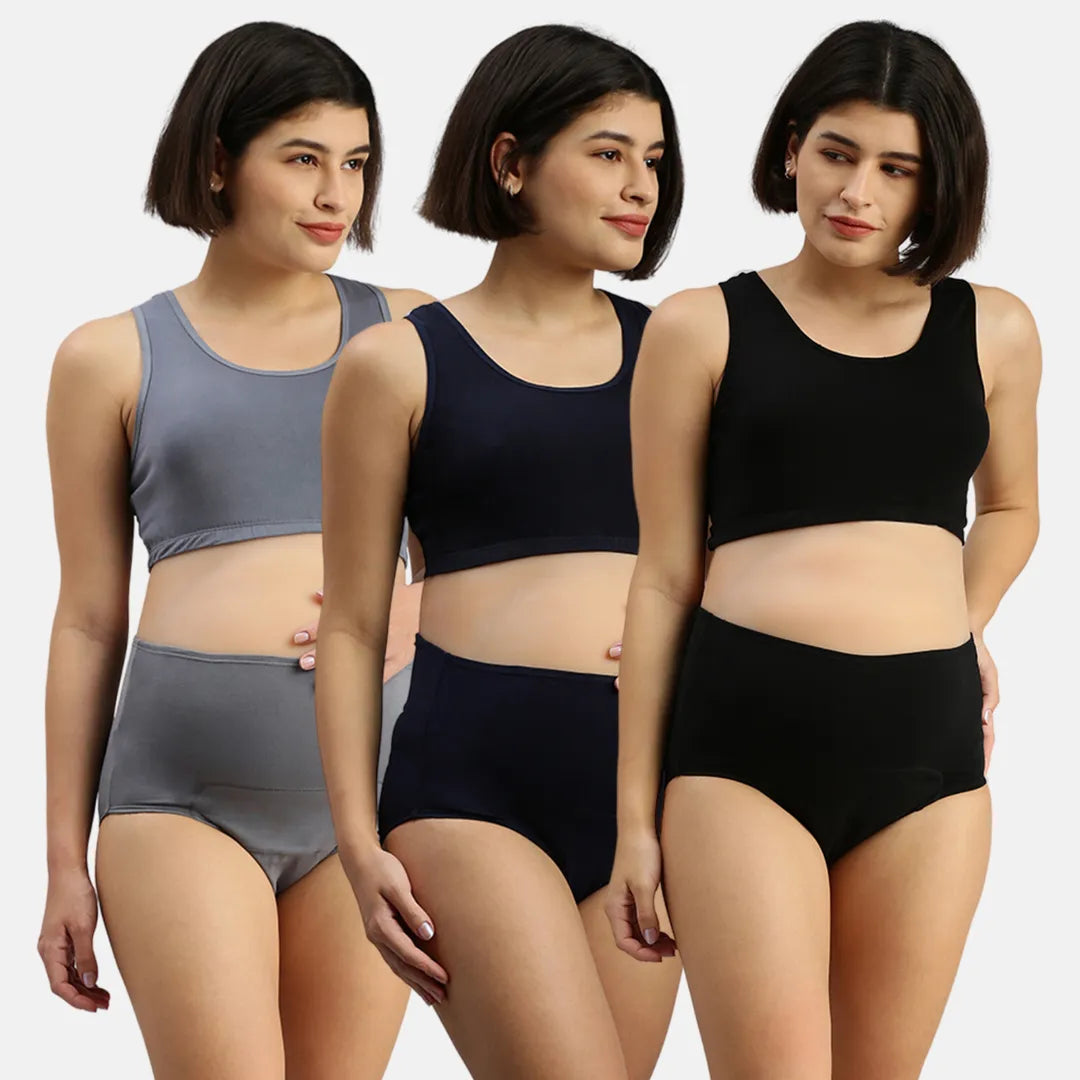 Post-Delivery Period Panties | For Heavy Bleeding | 3-Pack