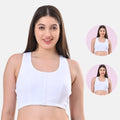 Post Surgery Bra Combo White Pack Of 2