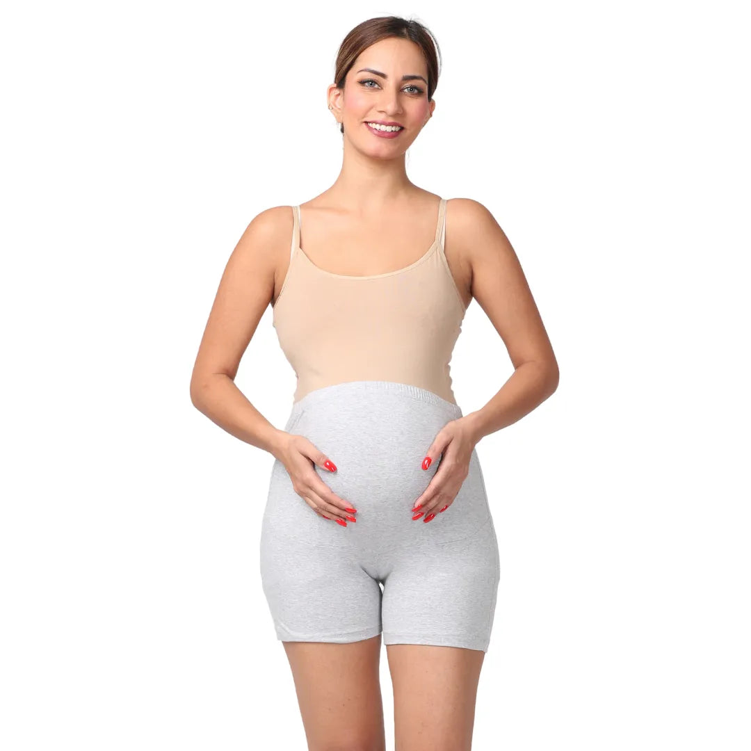 Pregnancy Shorts For Women Grey