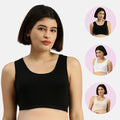 Pregnant Women Bra Black, White & Skin