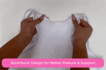 Racerback Design for Better Posture & Support