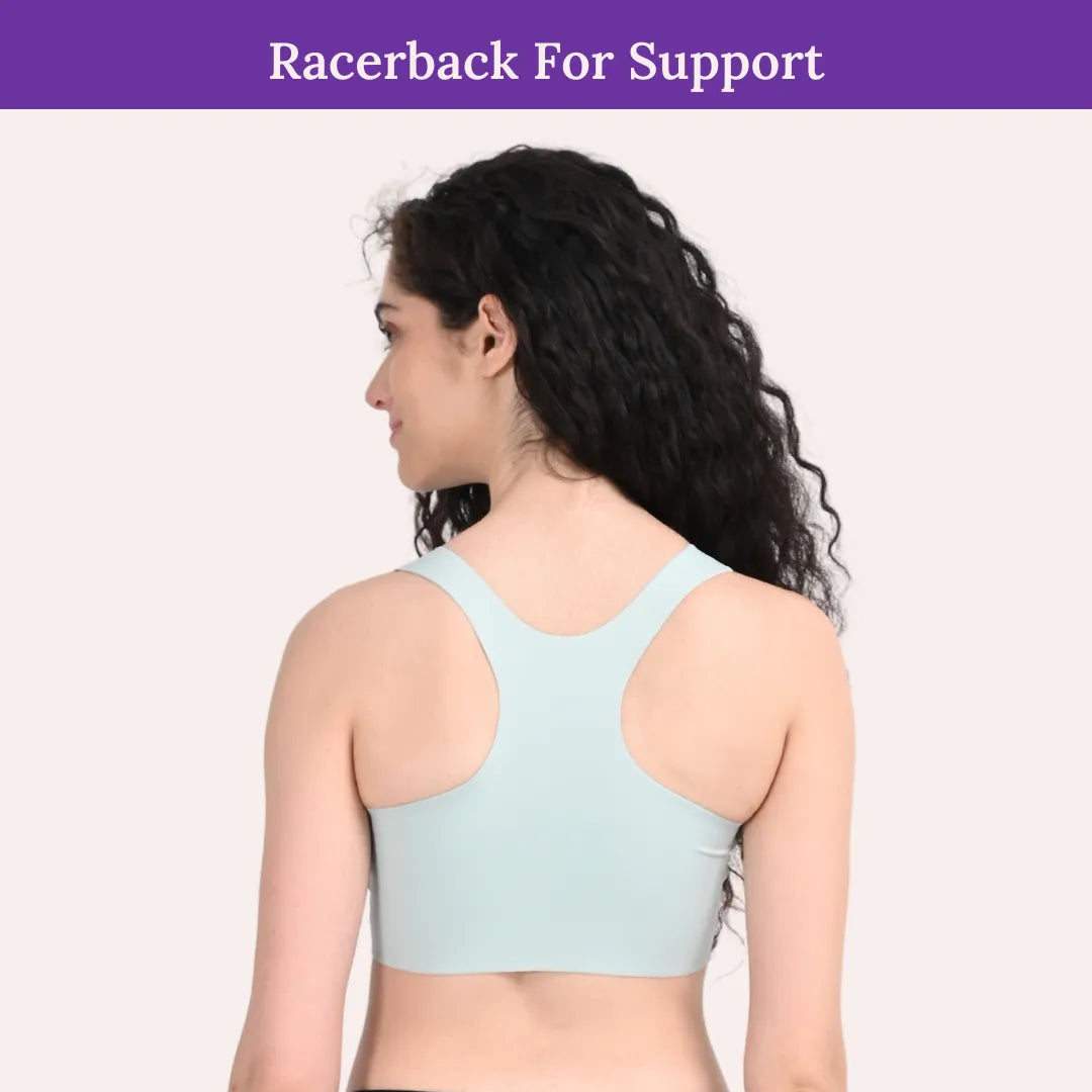 Racerback Sports Bra Angle Fall Pack Of 1