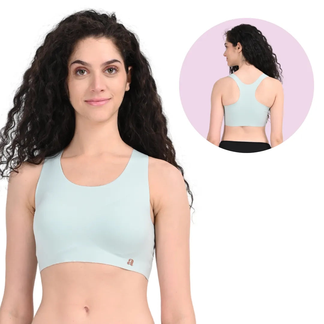 Racerback Sports Bra Angle Fall Pack Of 1