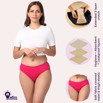 Pack of 2 Pristine Life Incontinence Panty For Women
