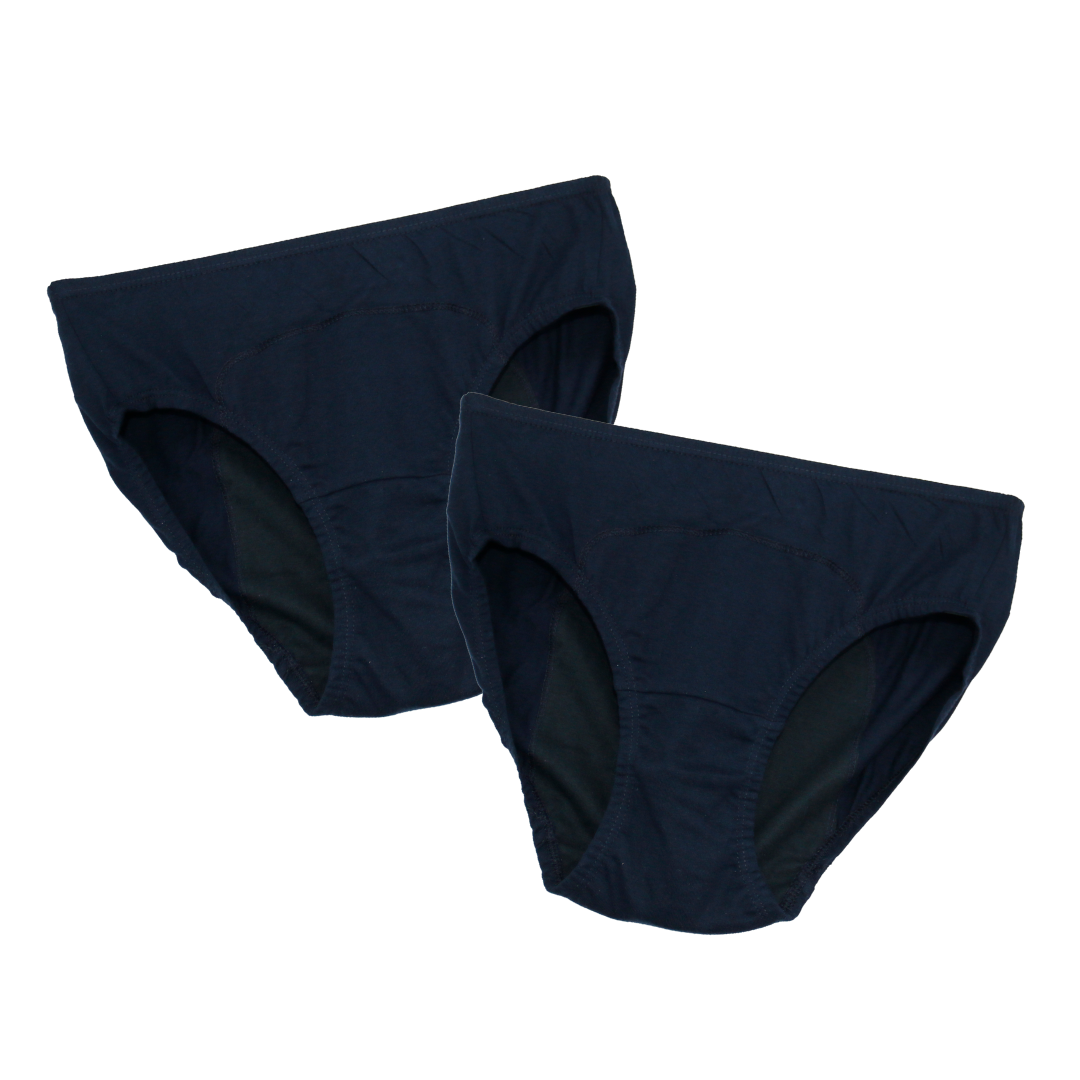 Reusable Teen Period Panties Navy Blue Pack Of 2