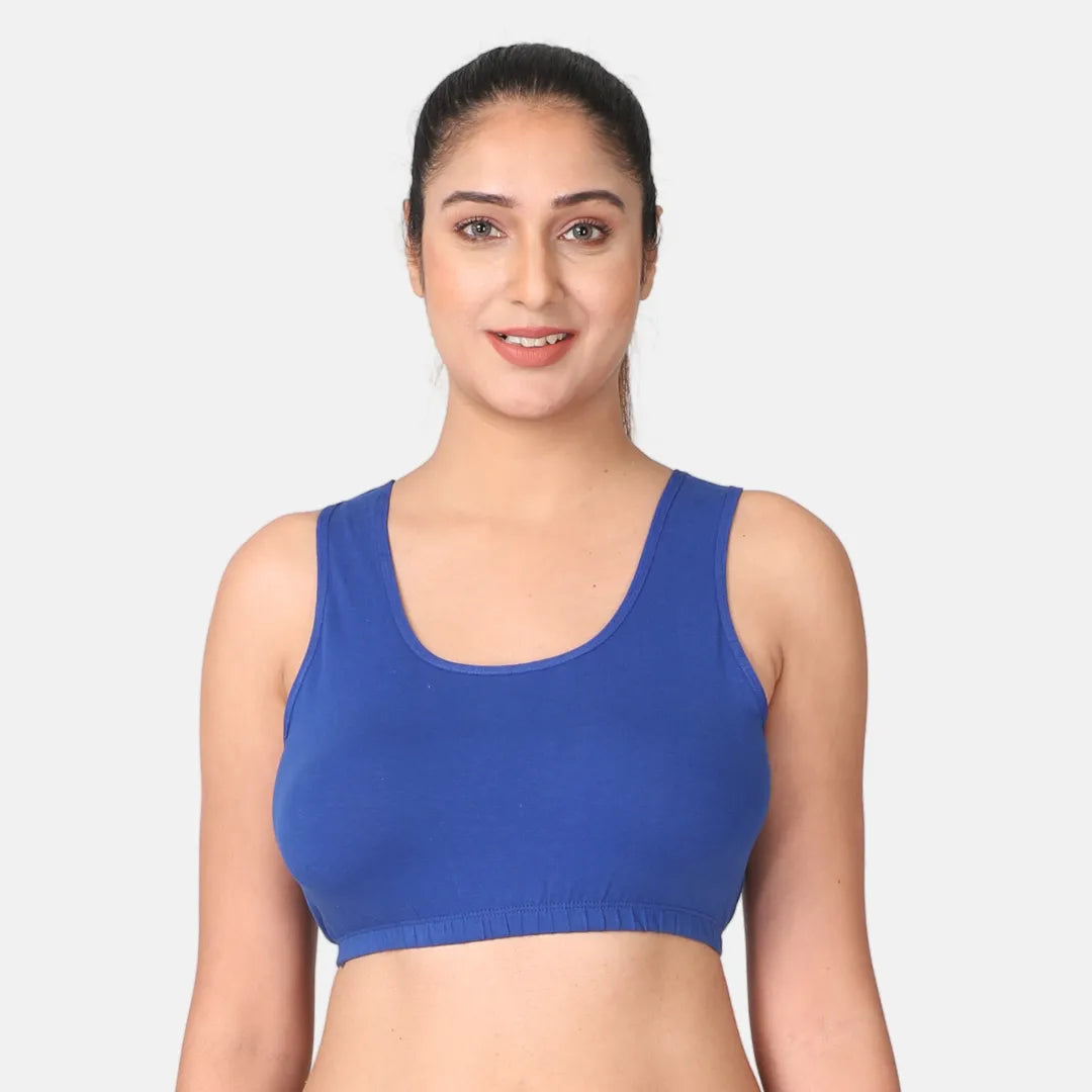 Royal Blue Sleep Bra / Lounge Bra
