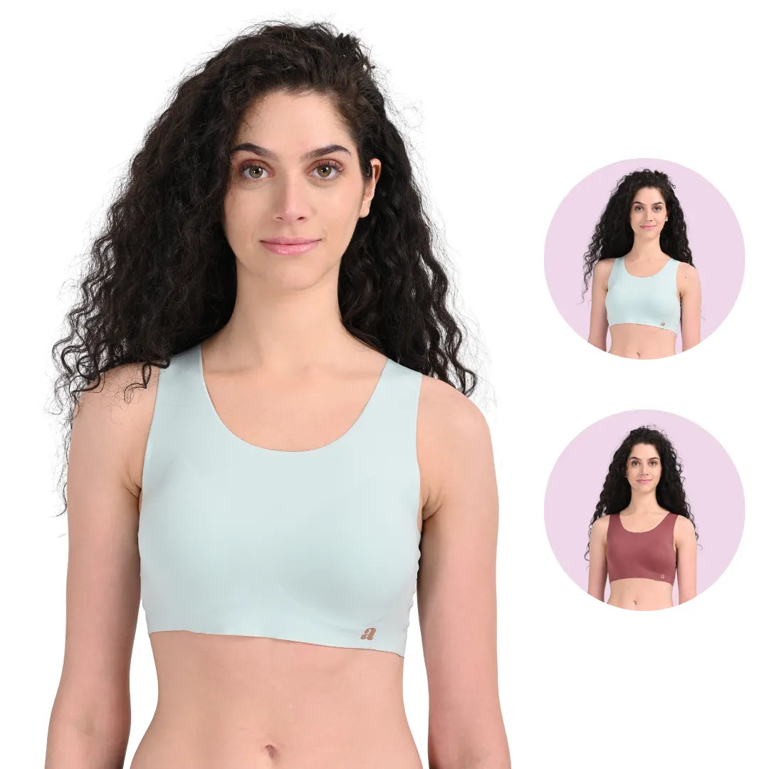 Seamless T Shirt Bra Angle Fall & Mesa Rose