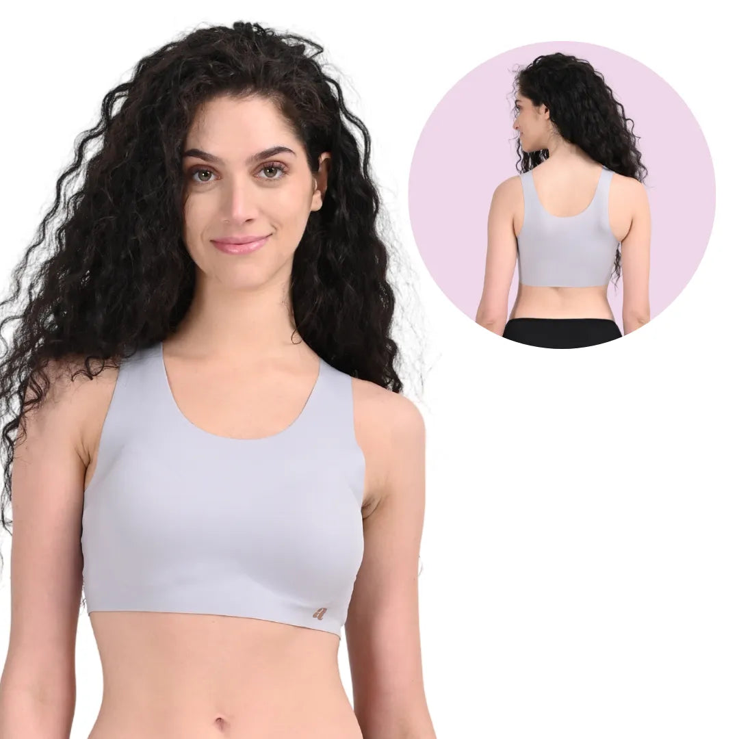 Seamless T Shirt Bra Cool Grey Pack Of 1