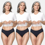 Senior Incontinence Panties For Women Navy Blue Pack Of 3