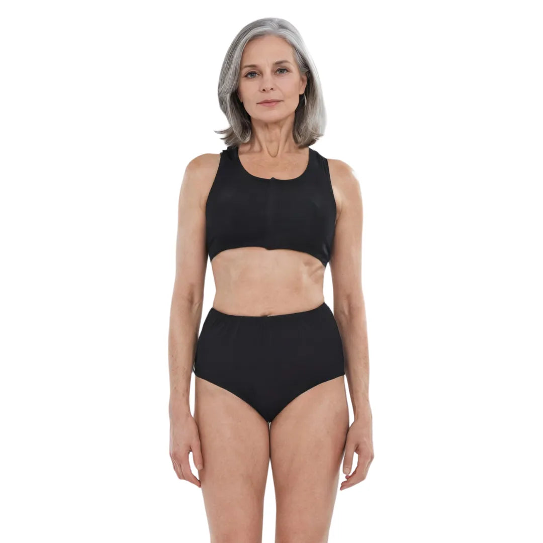 Senior Women High Waist Incontinence Panty Navy Blue Pack Of 1