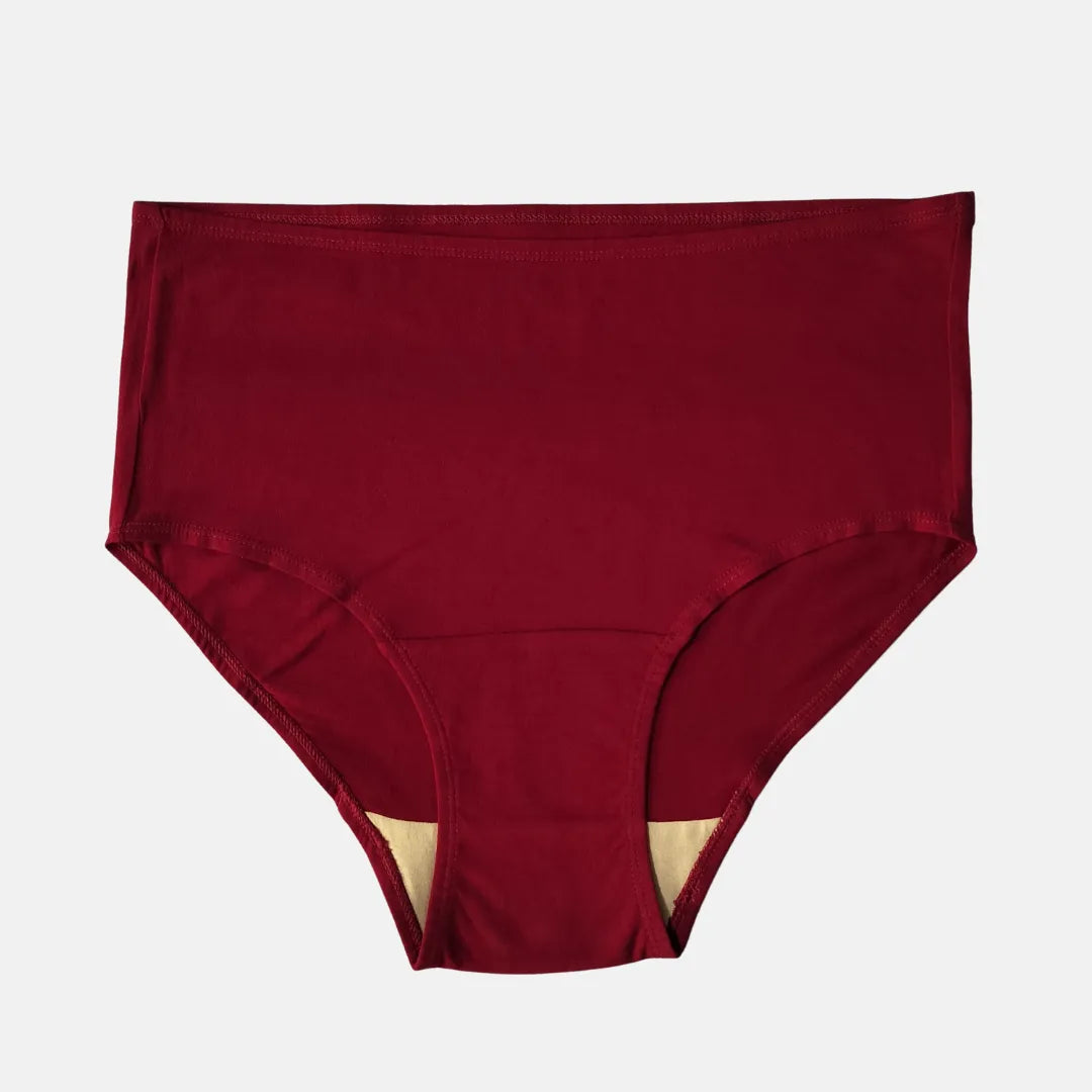 Senior Women Hygiene Panty High Waist Maroon