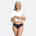 Senior Women Leak Proof Panties Navy Blue
