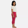 Short Leggings For Girls  Dark Pink