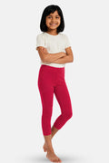 Short Leggings Dark Pink- for girls