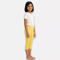Short Leggings For Girls  Yellow