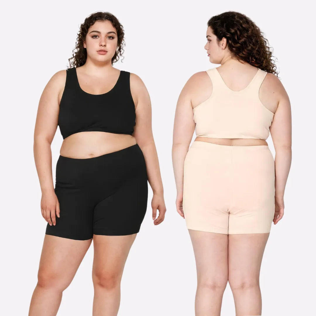 plus size dress shorts for women Plus Size Under Dress Shorts | Full Hip Coverage | Prevents Inner Thigh Chafing