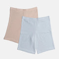 Shorts Under Frock Skin & White