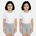 Grey color undershorts for girls