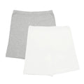 Shorts Under Frock Grey & White