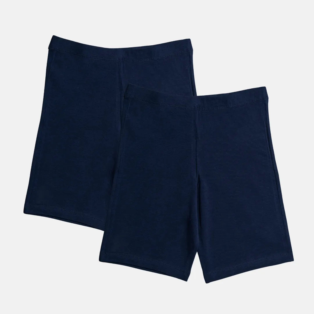 Shorts Under Frock Navy Blue Pack Of 2