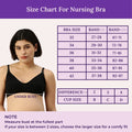 Size Chart For Nursing Bra