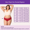 Size Chart For Plus Size Period Hipster