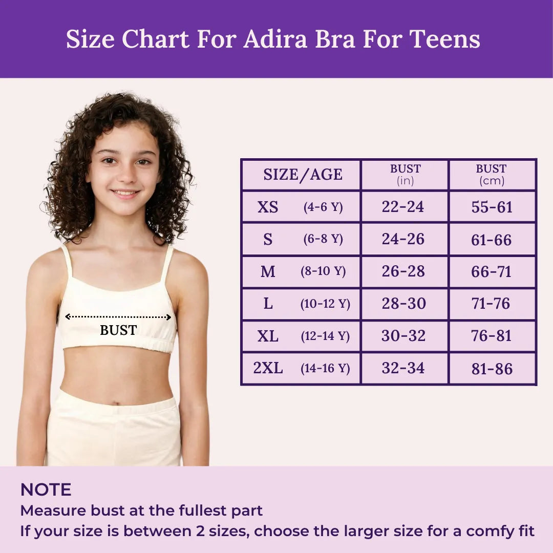 Get The Best Bra For Teens Online For Your Daughter Puberty Journey ADIRA
