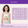 Size Chart For Adira Cotton Teenager Bra 