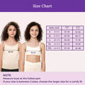 Size Chart For Adira Starter Camisole & Bra