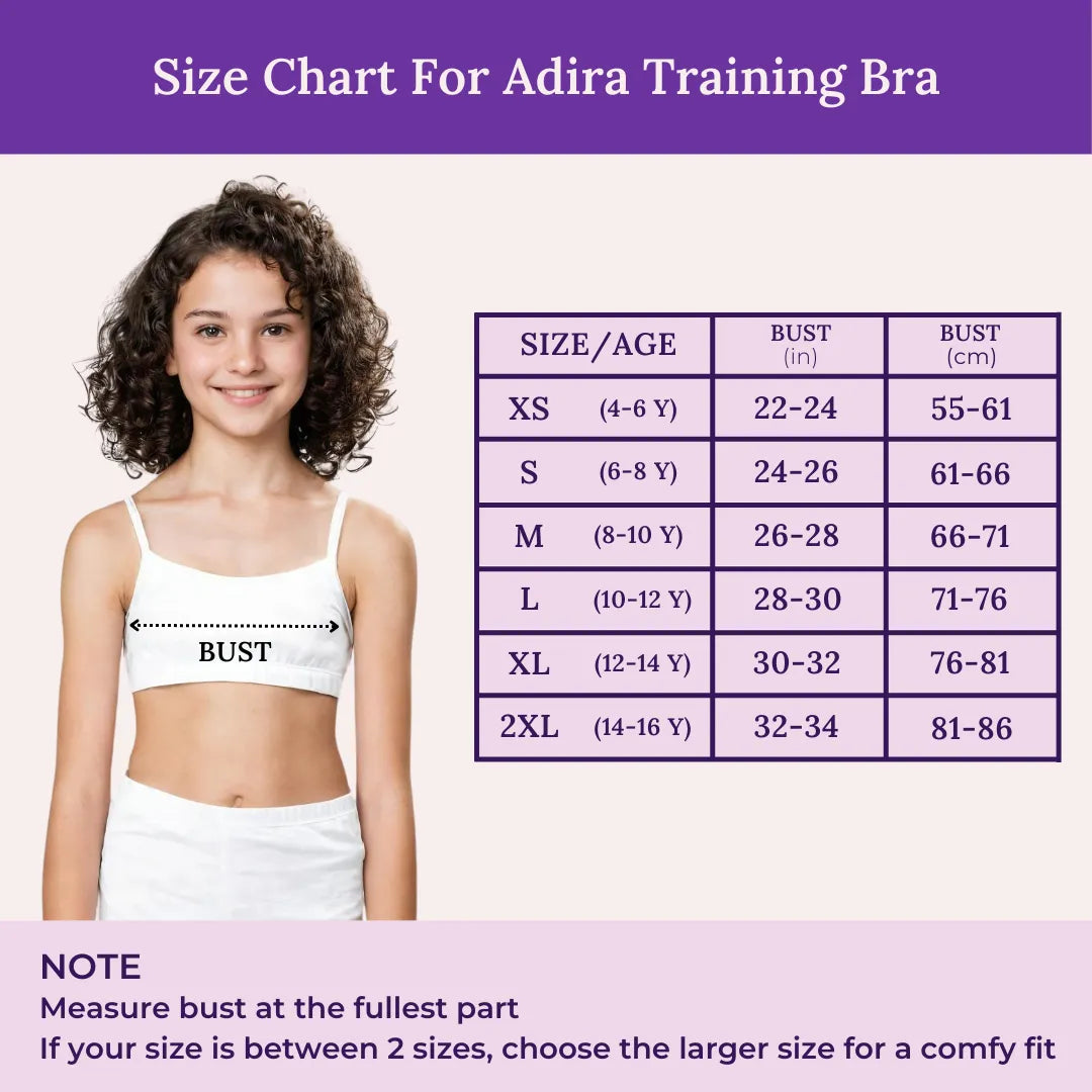 Purchase Training Bra Online For Growing Girls By ADIRA