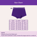 Size Chart For Boyshorts