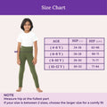 Size Chart For Cotton Leggings-Green