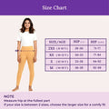 Size Chart For Cotton Leggings - Carmel