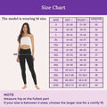 Size Chart For Cotton Leggings Black