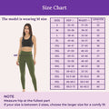 Size Chart For Cotton Leggings Green