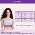 Size Chart For EzeFit Bra U Back