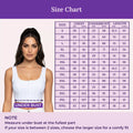 Size Chart For Front Open Bras-White