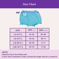 Size Chart For Girls Bloomers
