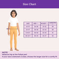 Size Chart For Girls Cotton Leggings Caramel