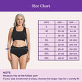 Size Chart For High Waist Cotton Panties