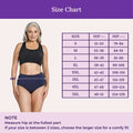 Size Chart For High Waist Cotton Panties