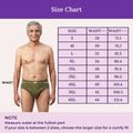 Size Chart For Incontinence Men Briefs Green Color