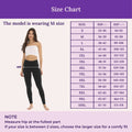 Size Chart For Leggings Black