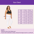 Size Chart For Leggings White