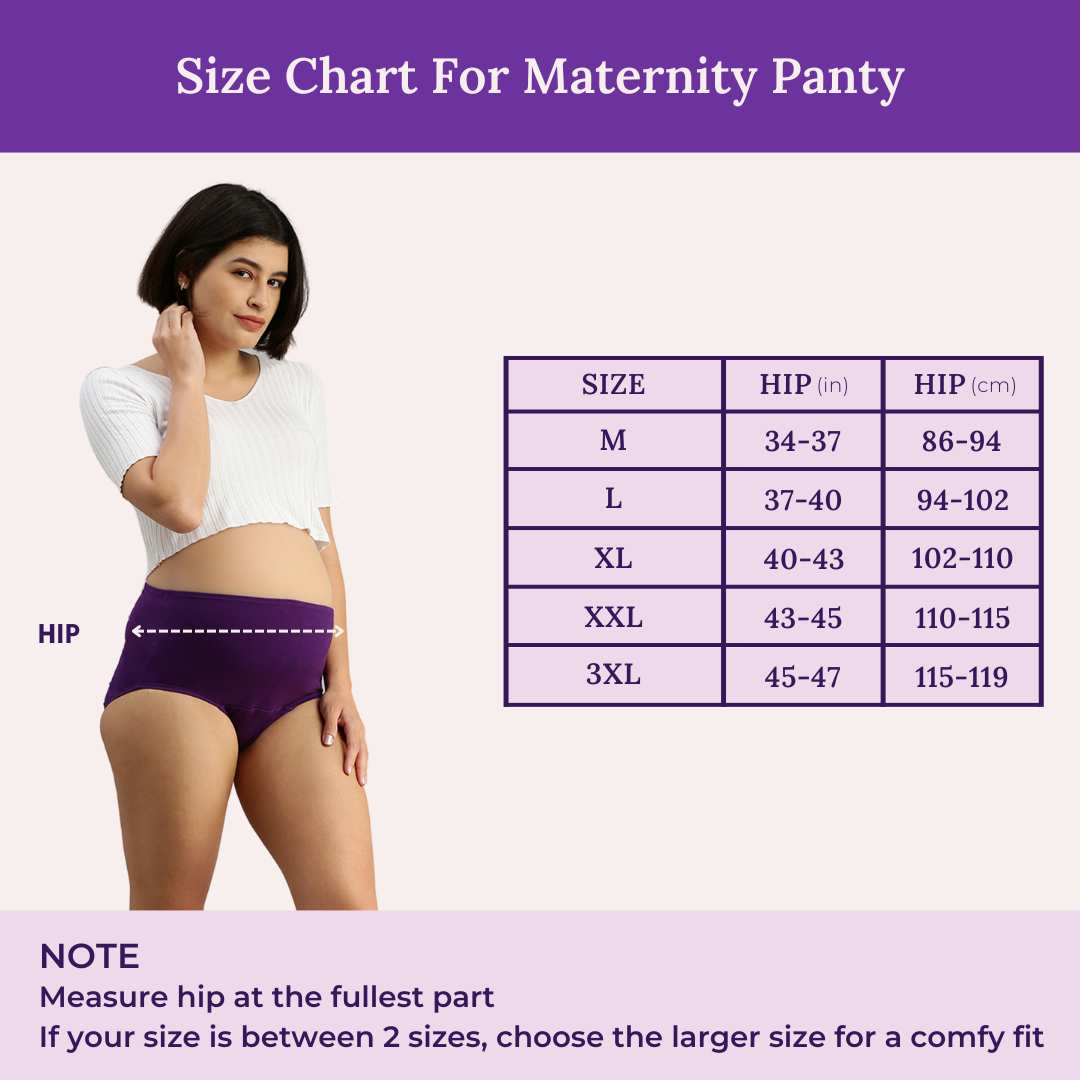 Size Chart For Maternity Panty