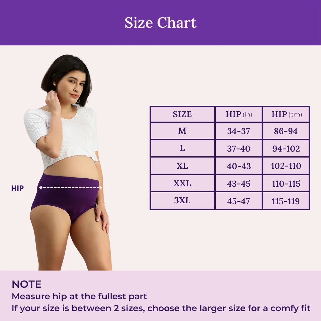 Size Chart For Maternity Panty