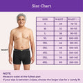 Size Chart For Men Incontinence Trunks Black